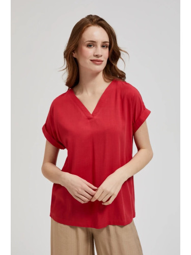 Marisse Women's Shirt L-Ko-4367 Red