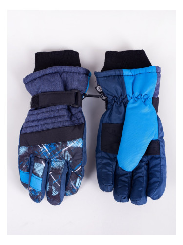 Yoclub Kids's Children's Winter Ski Gloves REN-0273C-A150 Navy Blue