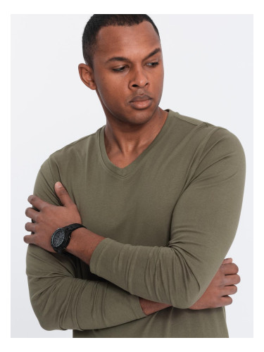 Ombre Men's V-NECK longsleeve set - mix 2