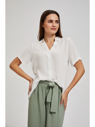 Marisse Women's Shirt L-Ko-4369 White