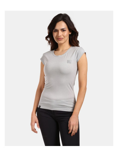 Women's cotton T-shirt Kilpi LOS-W Light grey