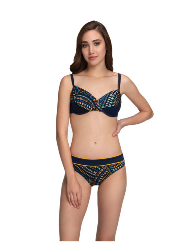 Dagi Women's Navy Blue Underwired Bikini Set