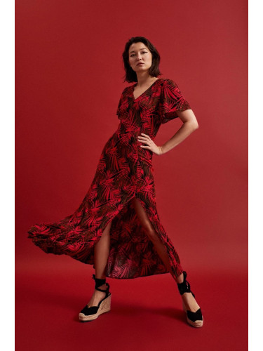 Marisse Women's Dress L-Su-4345 Red