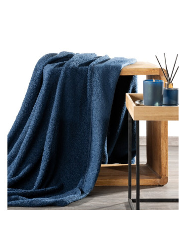 Eurofirany Unisex's Blanket 438701 Navy Blue