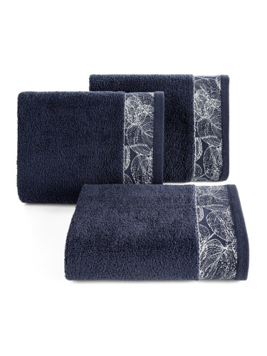 Eurofirany Unisex's Towel 419935 Navy Blue