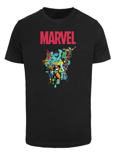Men's T-shirt Marvel Universe Avengers Pop Group black