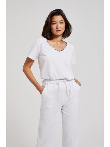 Marisse Women's Blouse L-Ts-4425 White