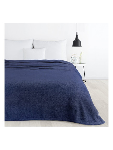 Eurofirany Unisex's Blanket 452284 Navy Blue