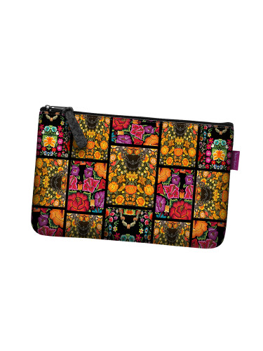 Bertoni Unisex's Pocket Cosmetic Bag Frida Flowers