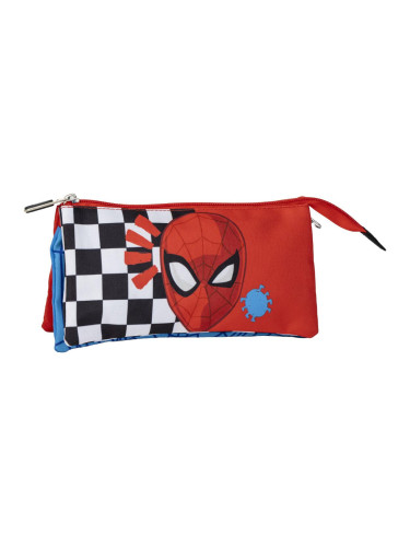 PENCIL CASE 3 COMPARTMENTS SPIDERMAN