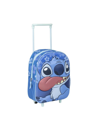 KIDS BACKPACK TROLLEY 3D STITCH