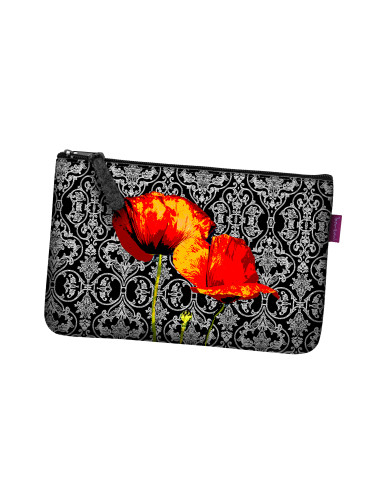 Bertoni Unisex's Pocket Cosmetic Bag Poppies