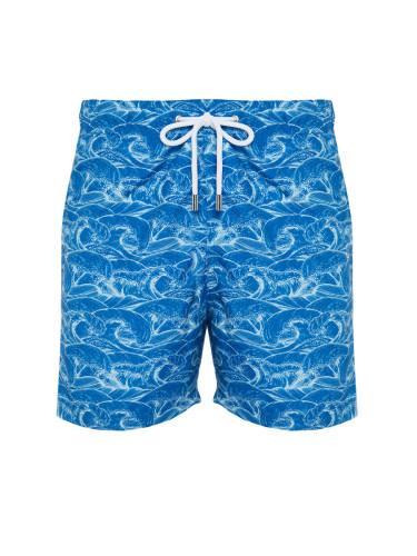 Trendyol Blue Standard Size Wave Pattern