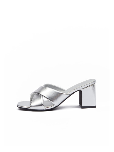 Orsay Silver women's heeled slippers - Women's