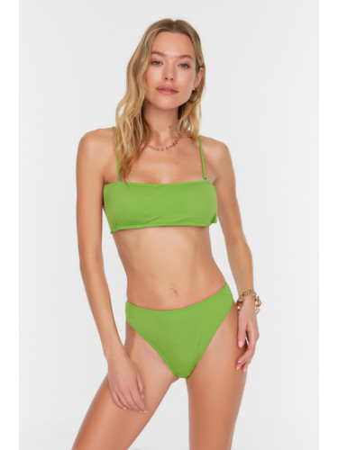 Trendyol Green High Waist Bikini Bottom