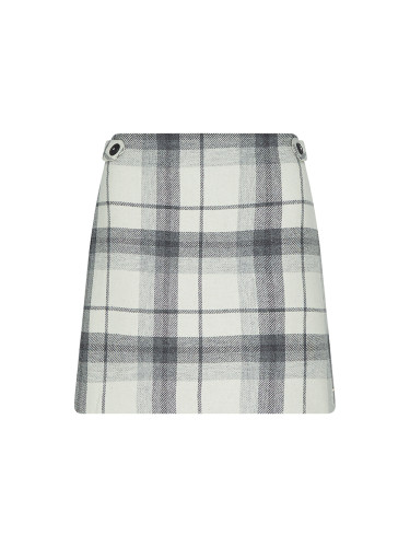 Tommy Hilfiger Skirt - WOOL BEIGE CHECK MINI SKIRT beige