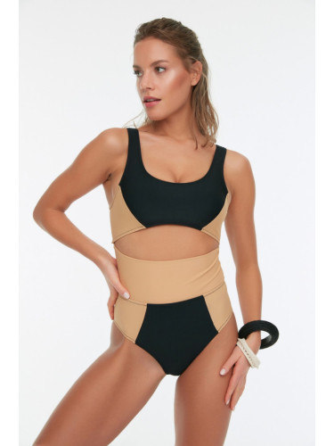 Дамски бански костюм Trendyol Color block