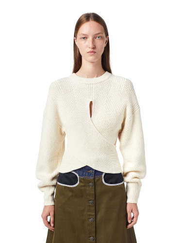 Diesel Sweater - MRHODY KNITWEAR white