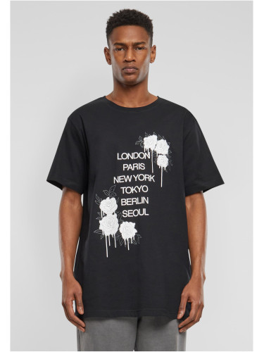 Men's T-shirt City Roses black