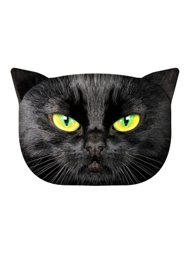 Bertoni Home Unisex's Travel Cat Pillow With Rubber Nero