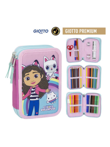 PENCIL CASE WITH ACCESSORIES GIOTTO GABBY´S DOLLHOUSE