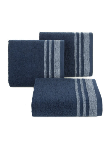 Eurofirany Unisex's Towel 453637 Navy Blue