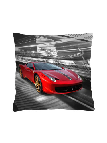 Bertoni Home Unisex's Square Pillow Ferrari