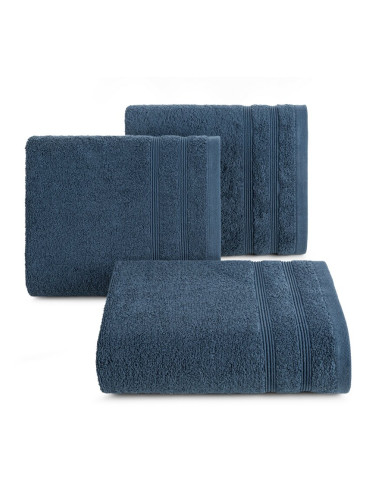 Eurofirany Unisex's Towel 427938 Navy Blue