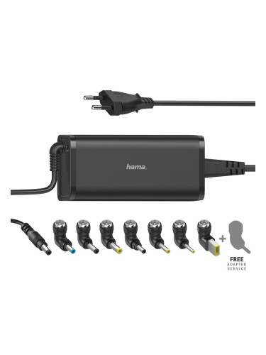 Универсално захранване за лаптоп HAMA, Мрежово, 15/19V, 90W, 200003