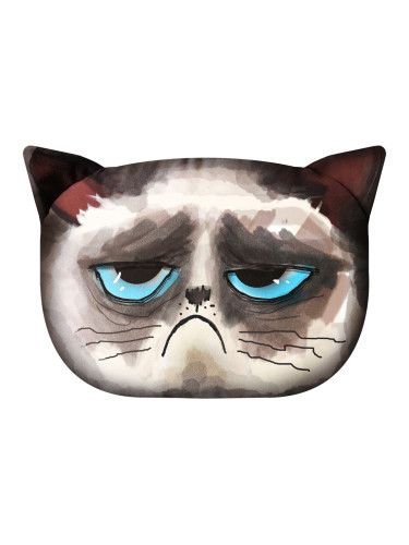 Bertoni Home Unisex's Cat Pillow Grumpy