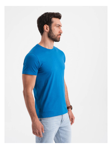 Ombre Men's classic cotton BASIC T-shirt - blue