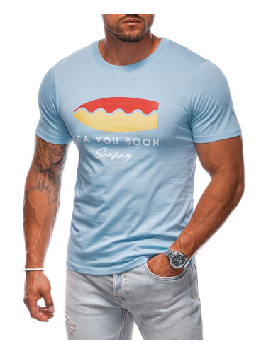 Edoti Men's printed t-shirt