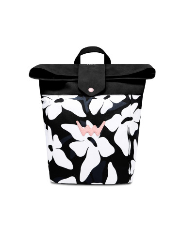 VUCH Dammit Flowers White Backpack