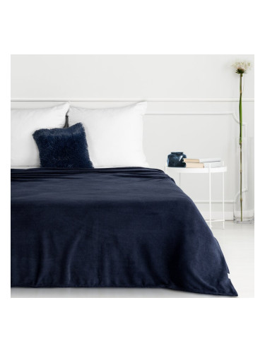 Eurofirany Unisex's Blanket 438775 Navy Blue