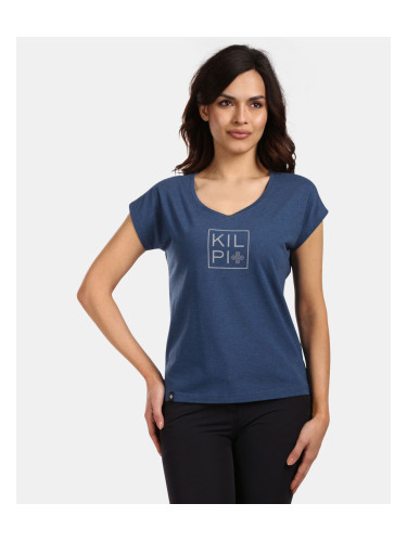 Women's cotton T-shirt Kilpi ROANE-W Dark blue