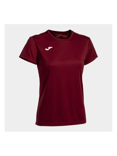 Women's T-Shirt Joma Combi Woman Shirt S/S Burgundy