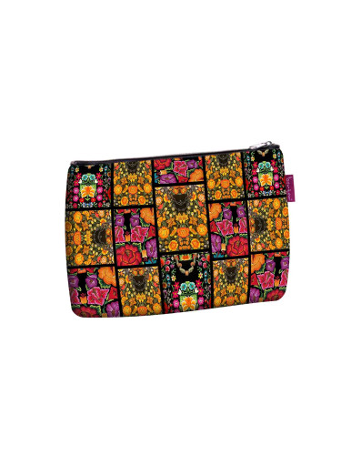 Bertoni Unisex's Cosmetic Bag Solo Frida Flowers