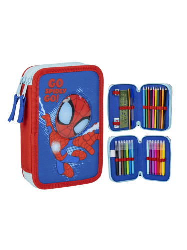 PENCIL CASE WITH ACCESSORIES SPIDEY