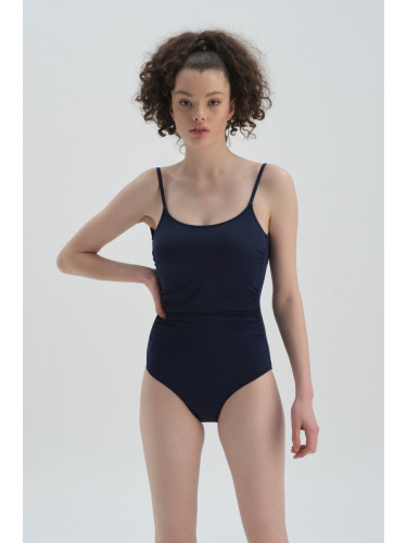 Dagi Navy Blue Corset Consolidating Swimsuit