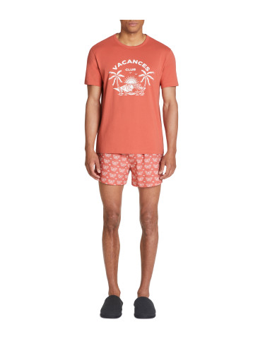 Celio Cotton Short Pajamas Jipyvac - Mens