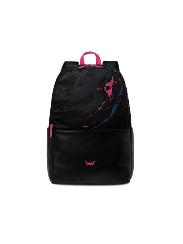 VUCH Zane Marble Black Backpack