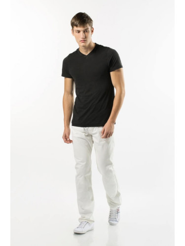 Tommy Hilfiger Pants - HUDSON LIGHT BROKEN TWILL GMD white