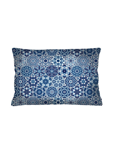 Bertoni Home Unisex's Rectangular Pillow Malaga Navy Blue