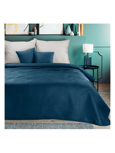 Eurofirany Unisex's Bedspread 389817 Navy Blue