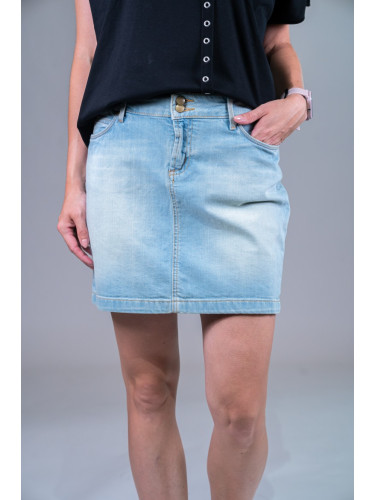 Tommy Hilfiger Skirt - milan skirt beac light blue