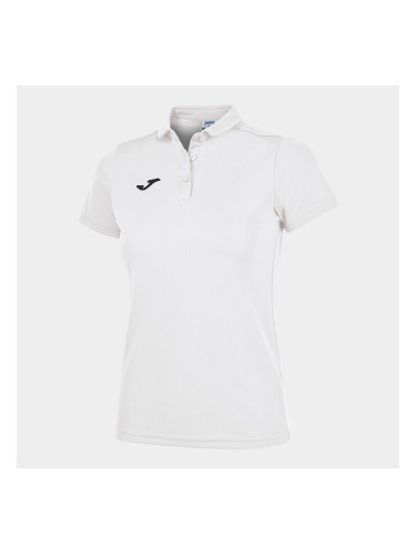 Women's T-Shirt Joma Hobby Women Polo Shirt S/S White