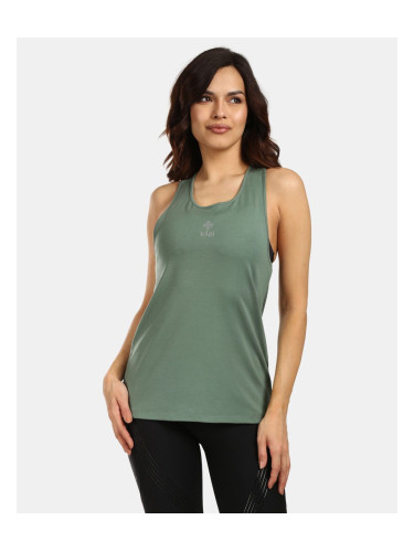 Women's sports tank top Kilpi LANCA-W Khaki