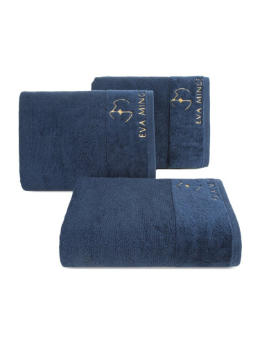 Eurofirany Unisex's Towel 441848 Navy Blue