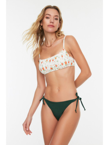 Trendyol Green Bikini Bottoms With Tie Detail