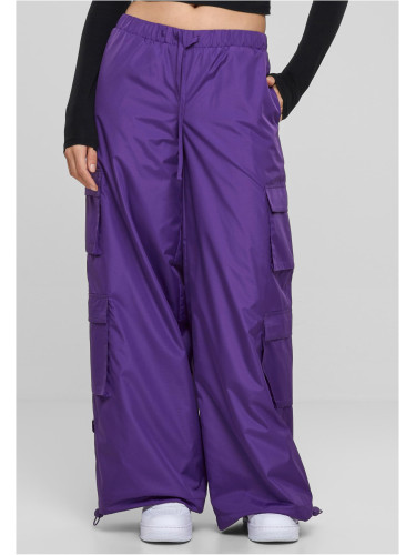 Women's Ripstop Double Cargo Pants - Purple